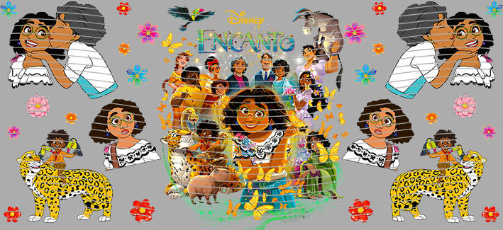 16oz Disney style-D-978